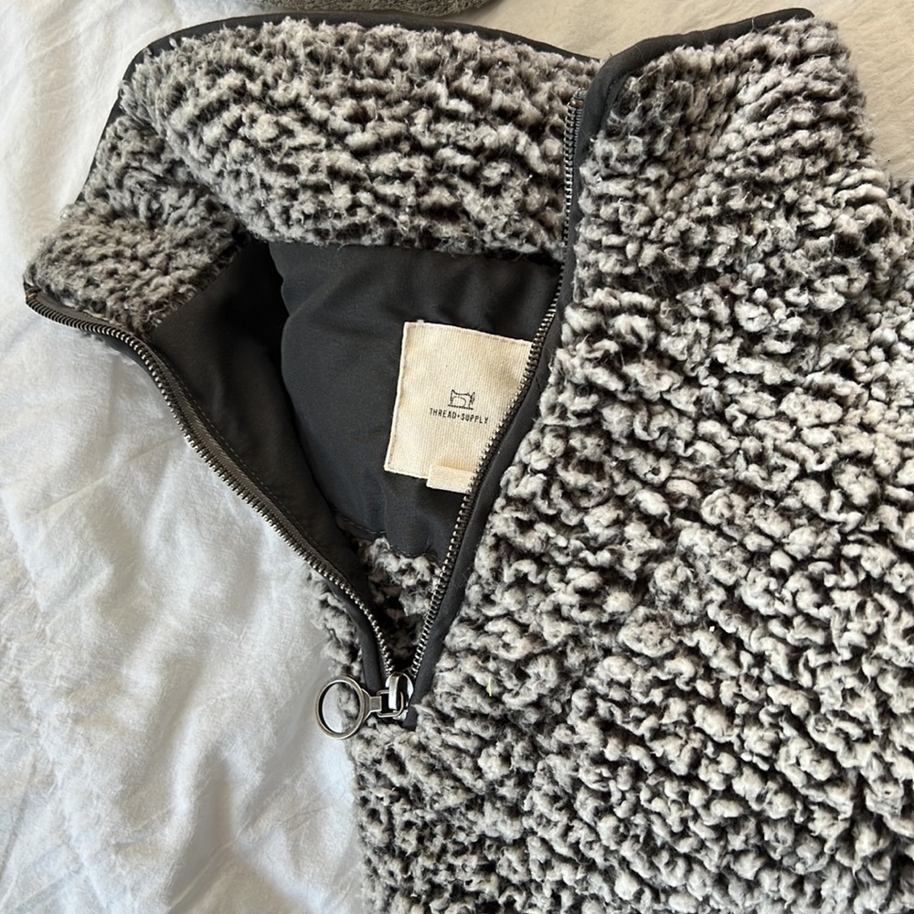 Cozy sherpa fleece pullover - Picture 3 of 3